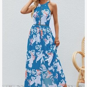 Zesica teal/blue dress- size Medium